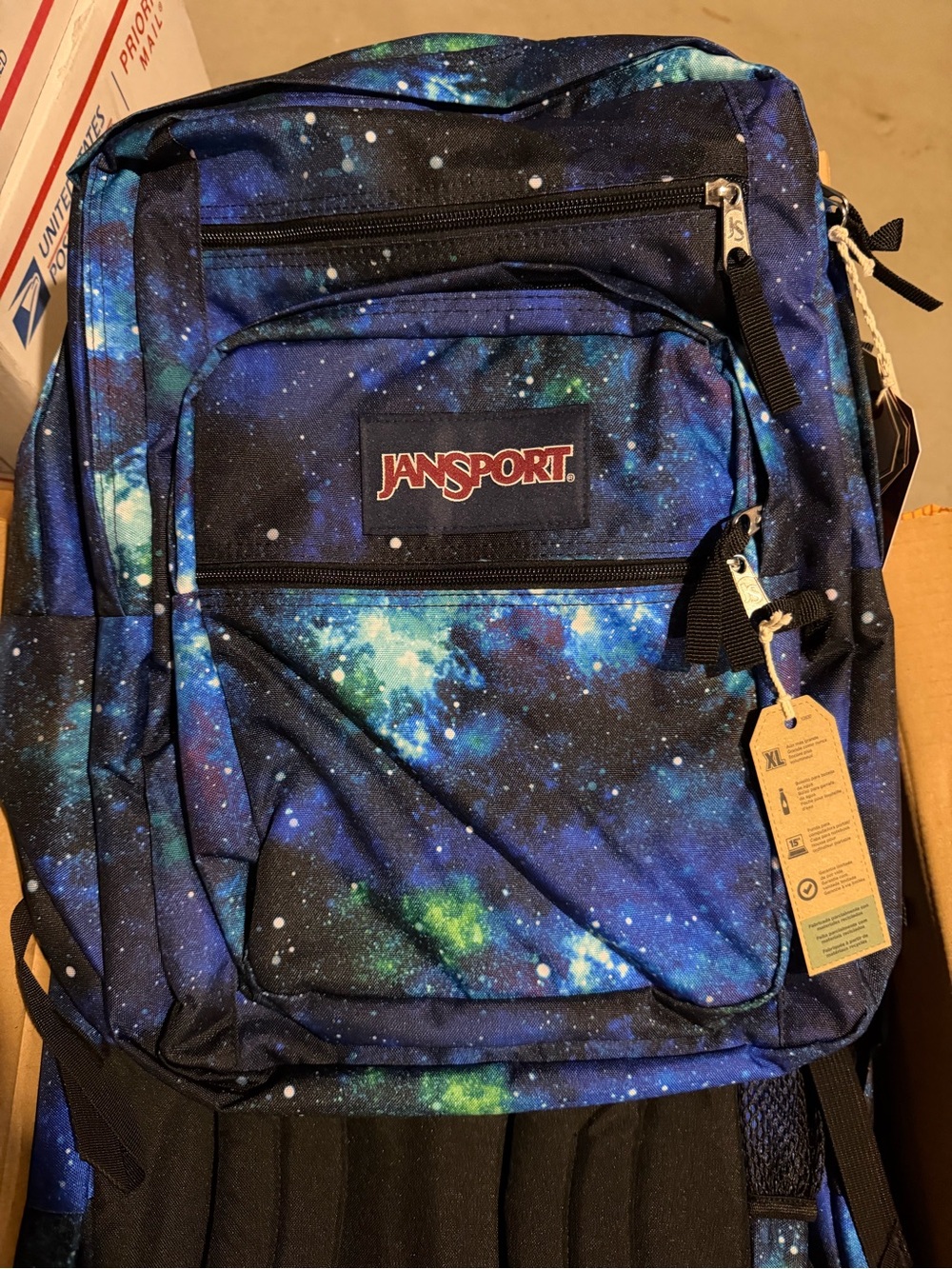 JanSport Galaxy Blue Big Student Backpack - NWT
